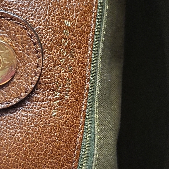 Marc Jacobs Brown Leather Quilte Classic Leather Zippers Tote Bag - Picture 10 of 14